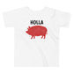HOLLA Toddler! White Short Sleeve Tee