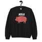 HOLLA Adult! Black, Unisex Sweatshirt