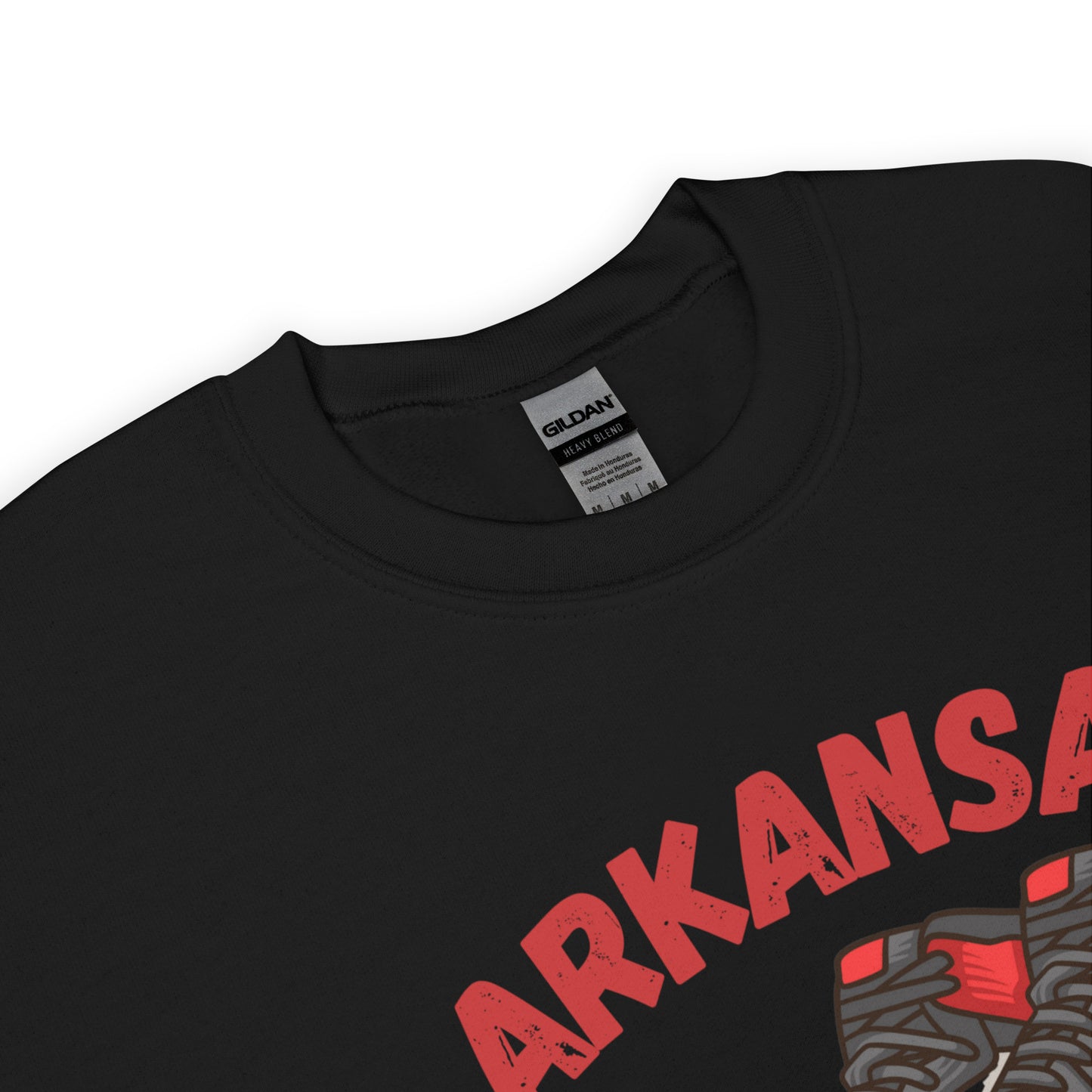 Arkansas Basketball Black Unisex Sweatshirt