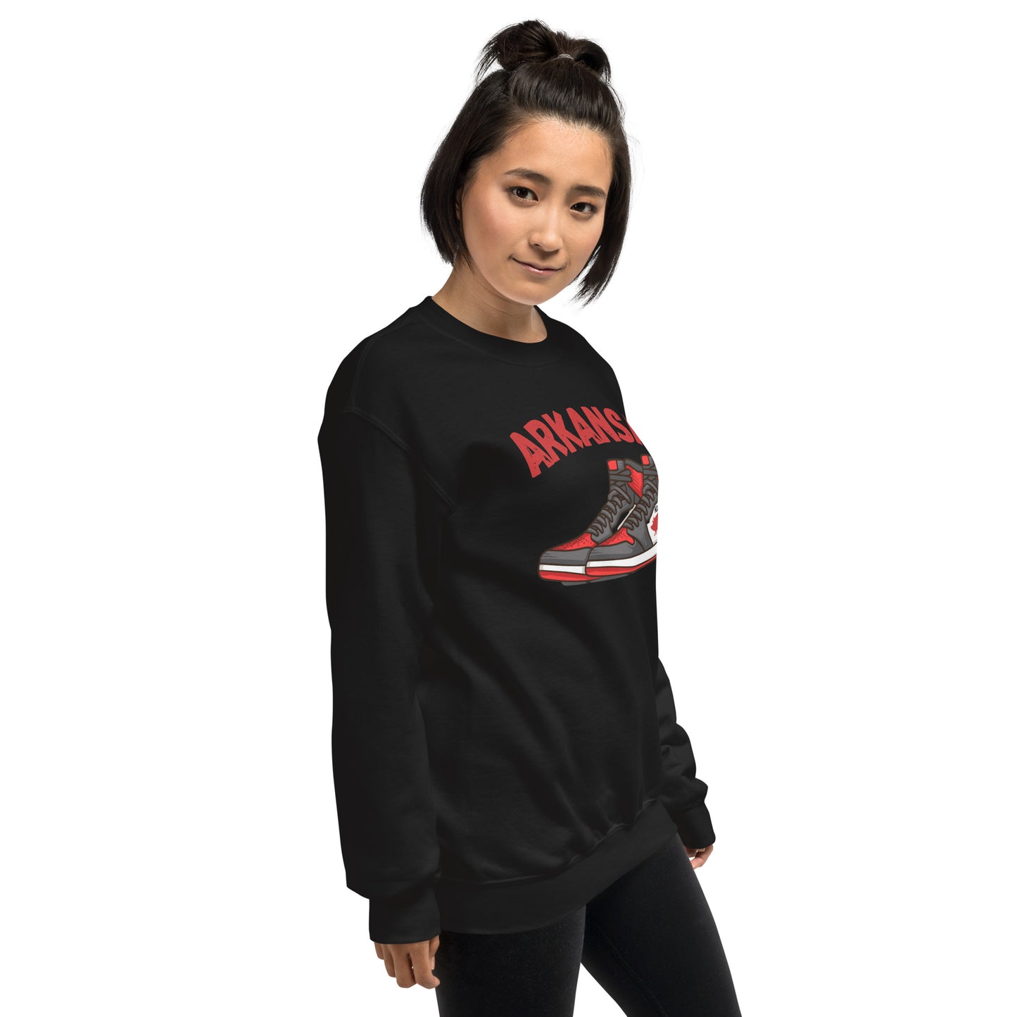 Arkansas Basketball Black Unisex Sweatshirt