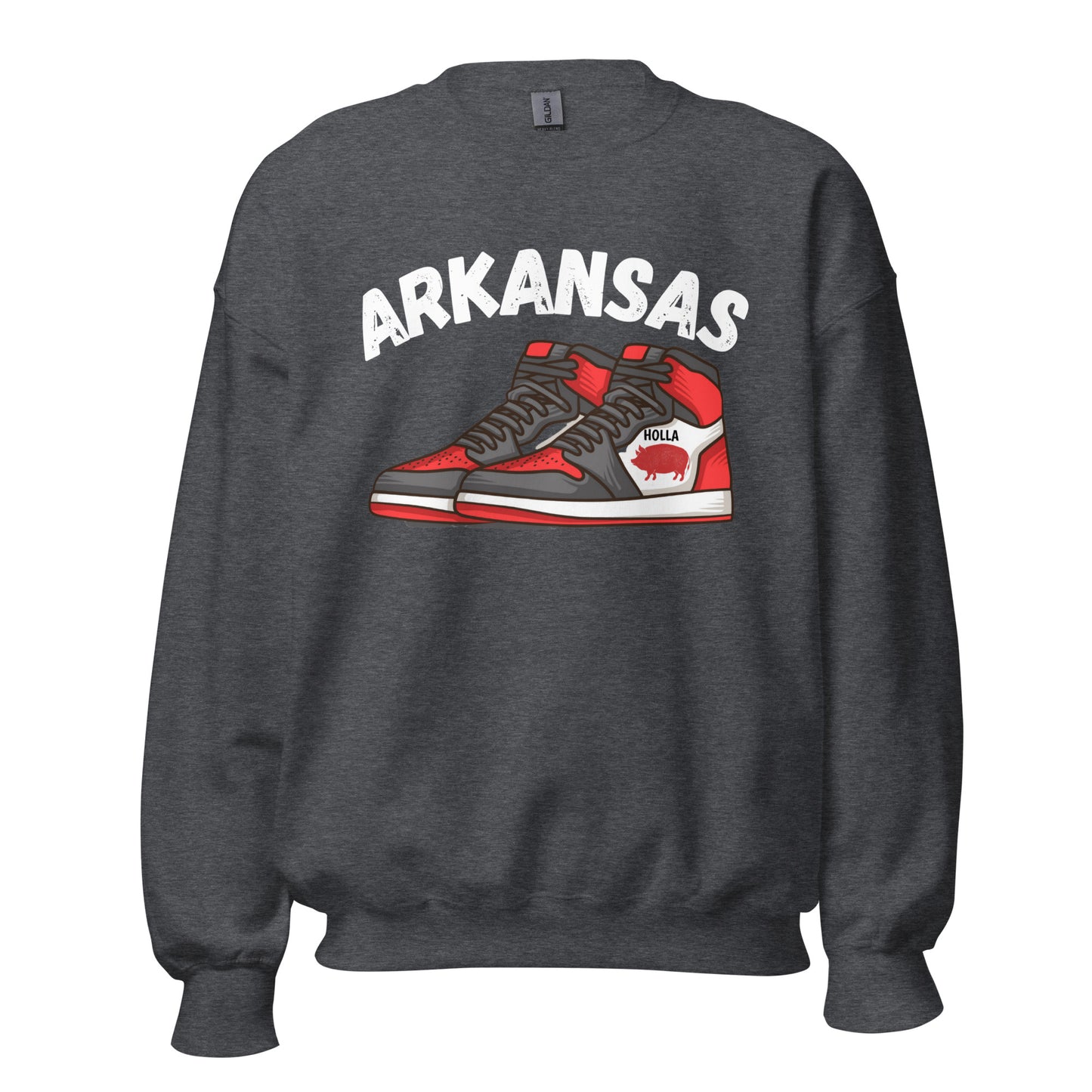 Arkansas Basketball Gray Unisex Sweatshirt