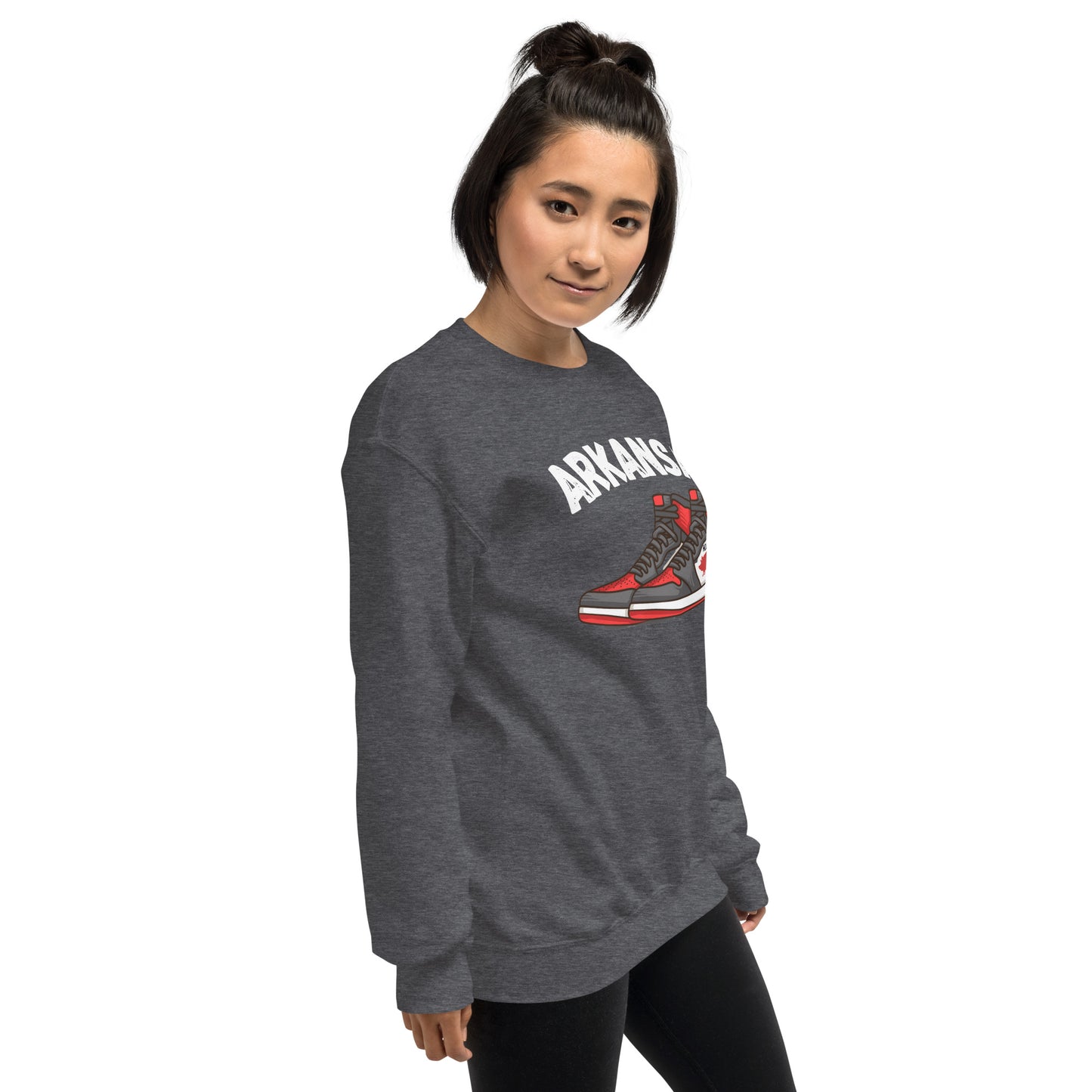 Arkansas Basketball Gray Unisex Sweatshirt