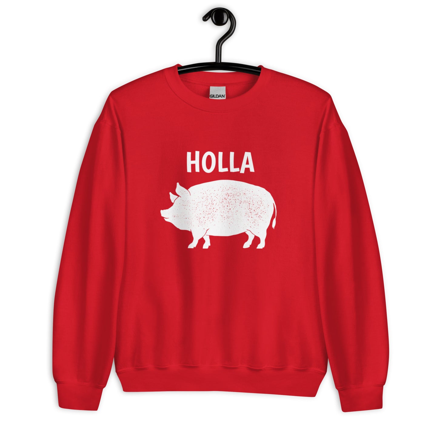 HOLLA Adult! Red, Unisex Sweatshirt