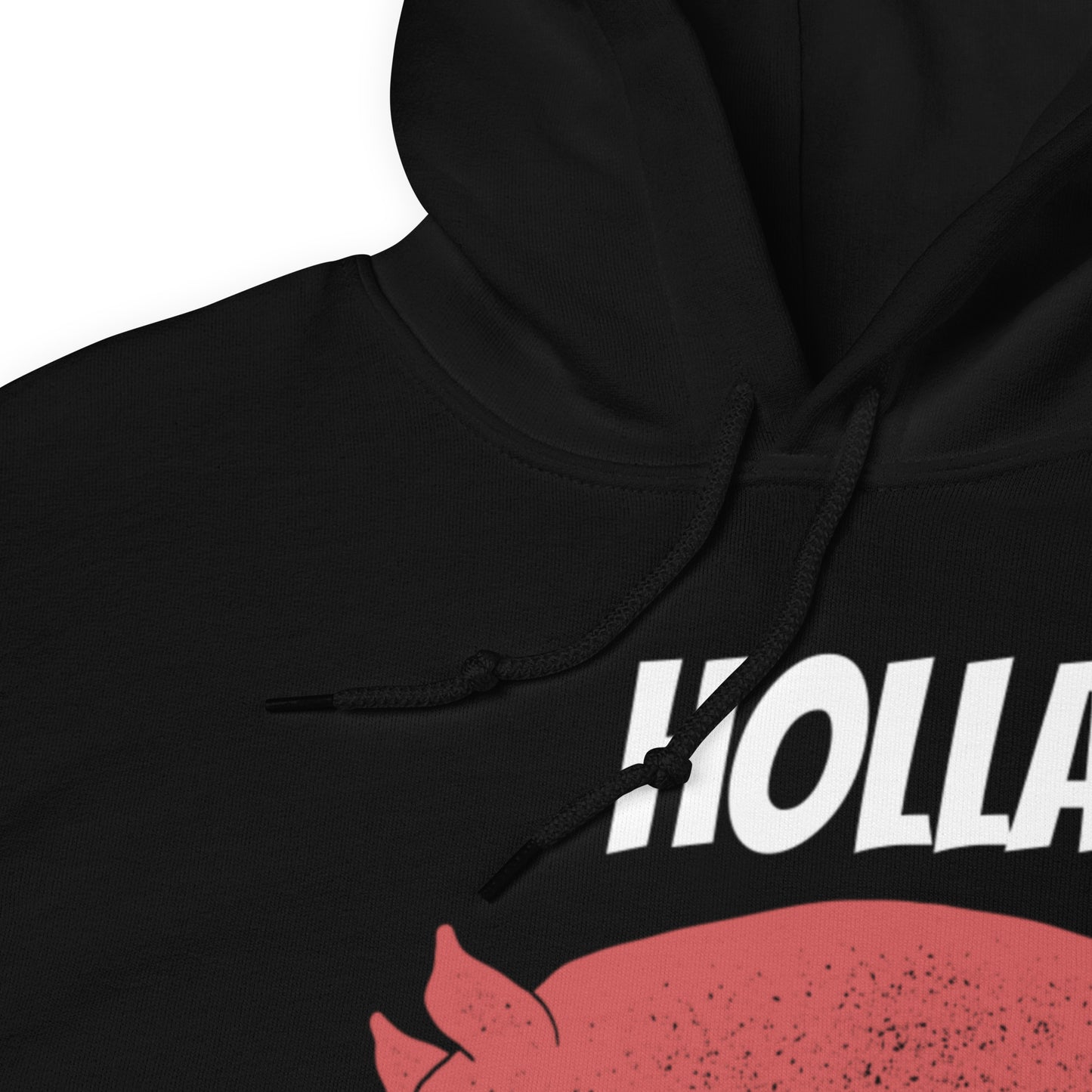 HOLLA Adult! Black Unisex Hoodie