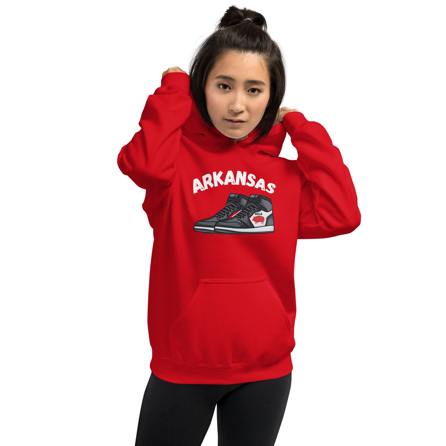 Arkansas Razorbacks Red Unisex Hoodie