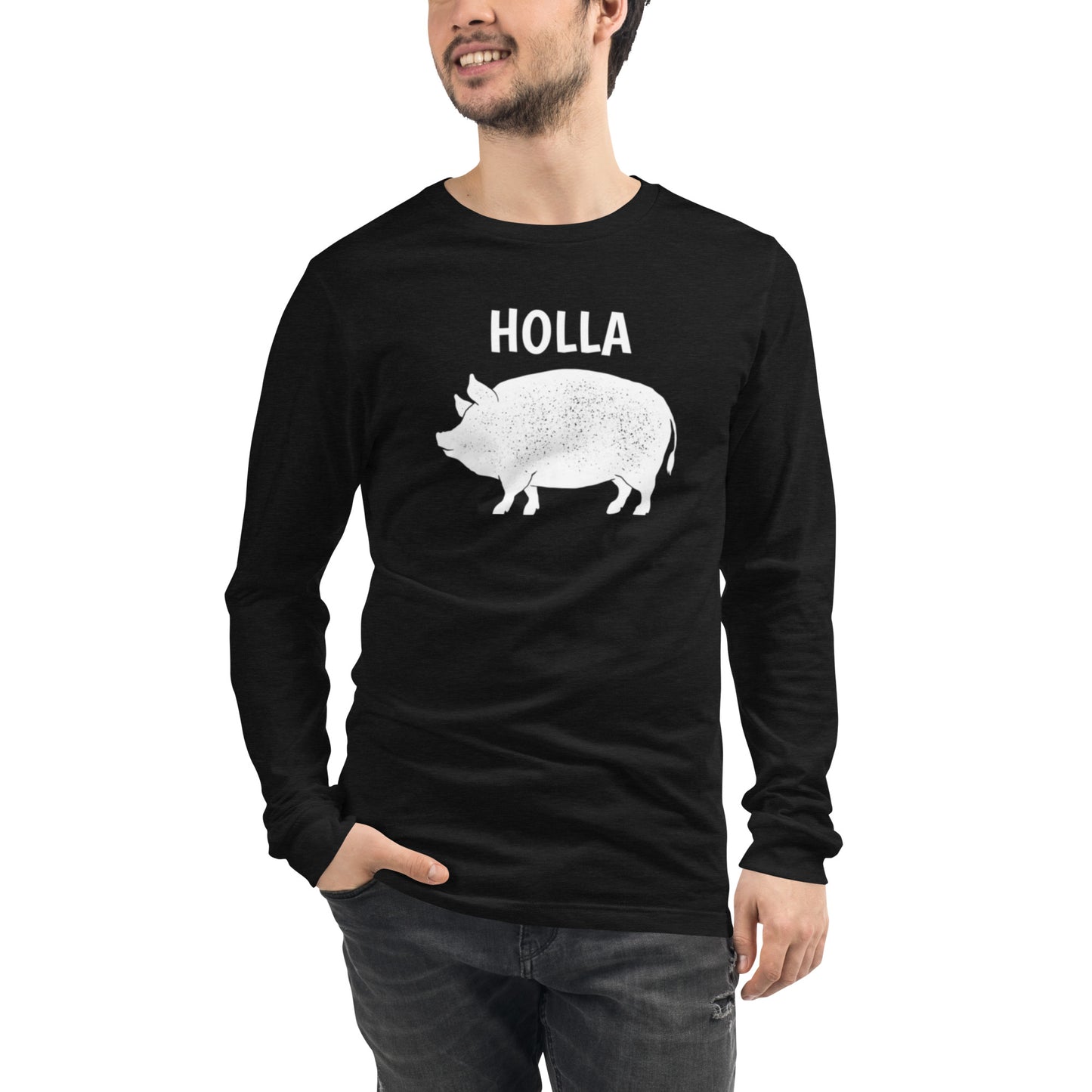 HOLLA Unisex Long Sleeve Tee (2 Colors)