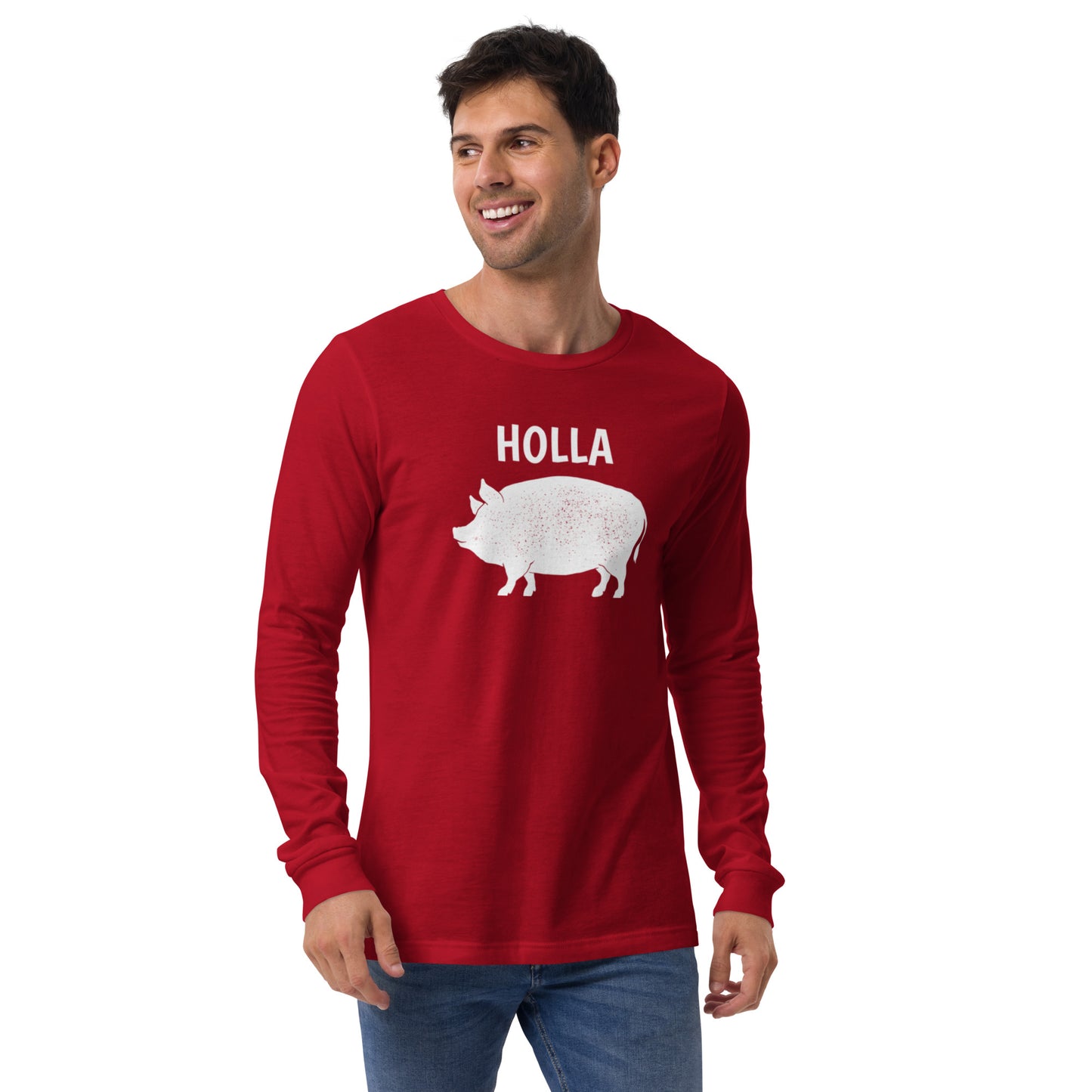 HOLLA Unisex Long Sleeve Tee (2 Colors)