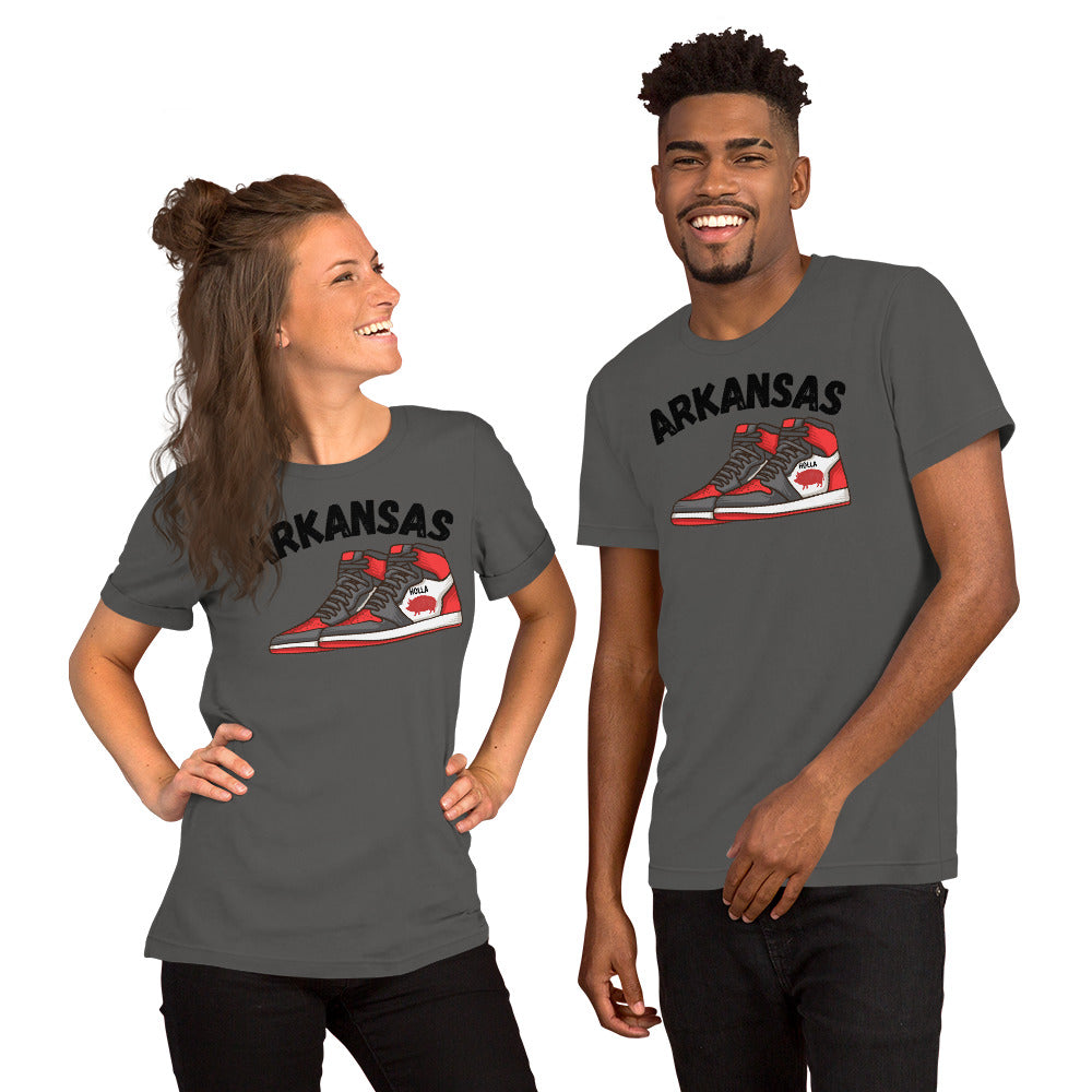 Arkansas Basketball Gray Unisex t-shirt