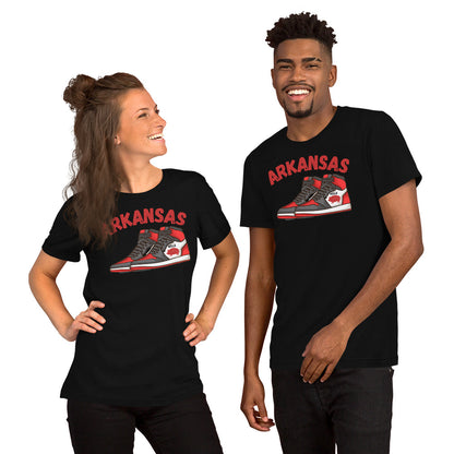 Arkansas Basketball Black Unisex t-shirt