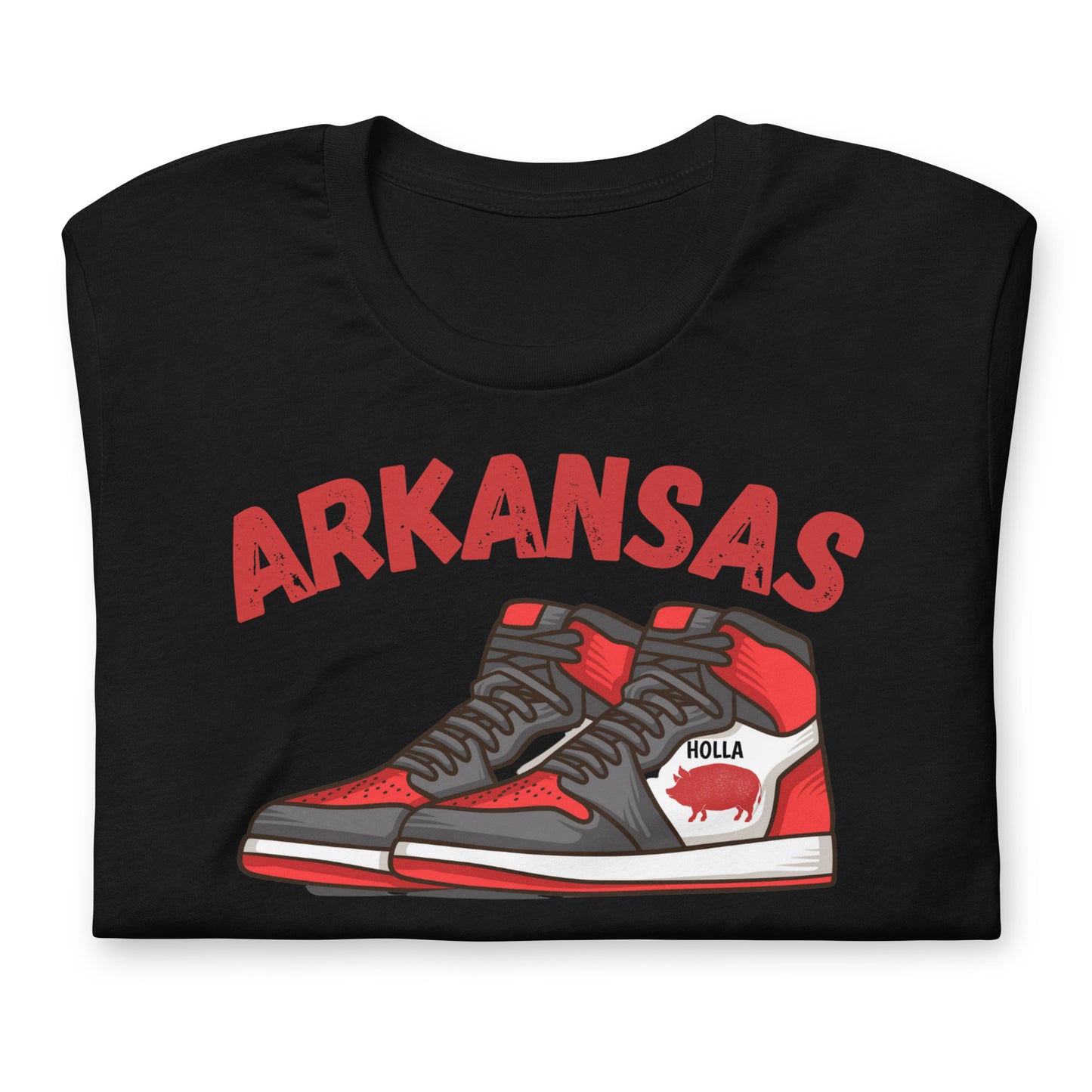 Arkansas Basketball Black Unisex t-shirt