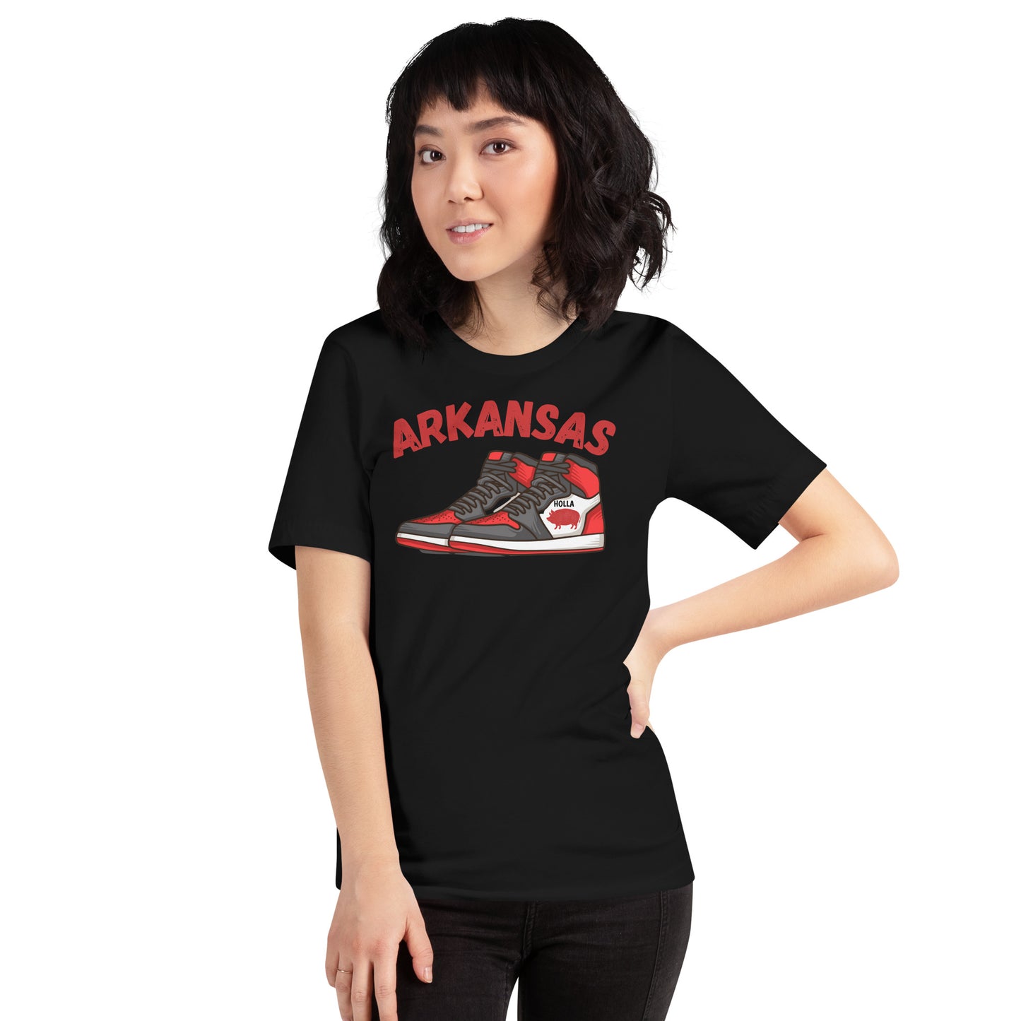 Arkansas Basketball Black Unisex t-shirt