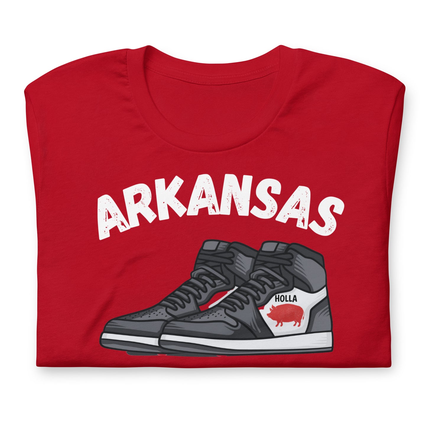 Arkansas Basketball Red Unisex t-shirt