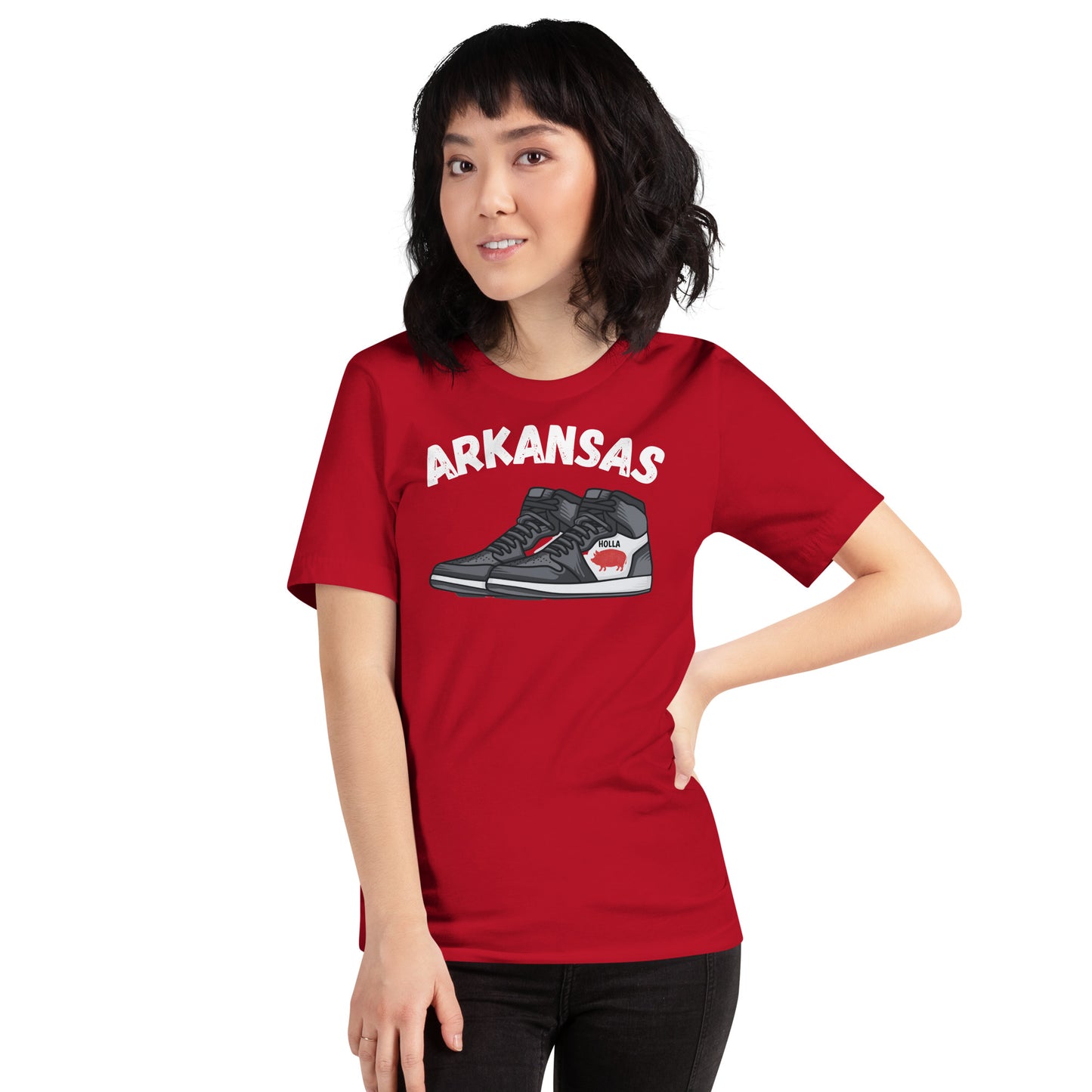 Arkansas Basketball Red Unisex t-shirt