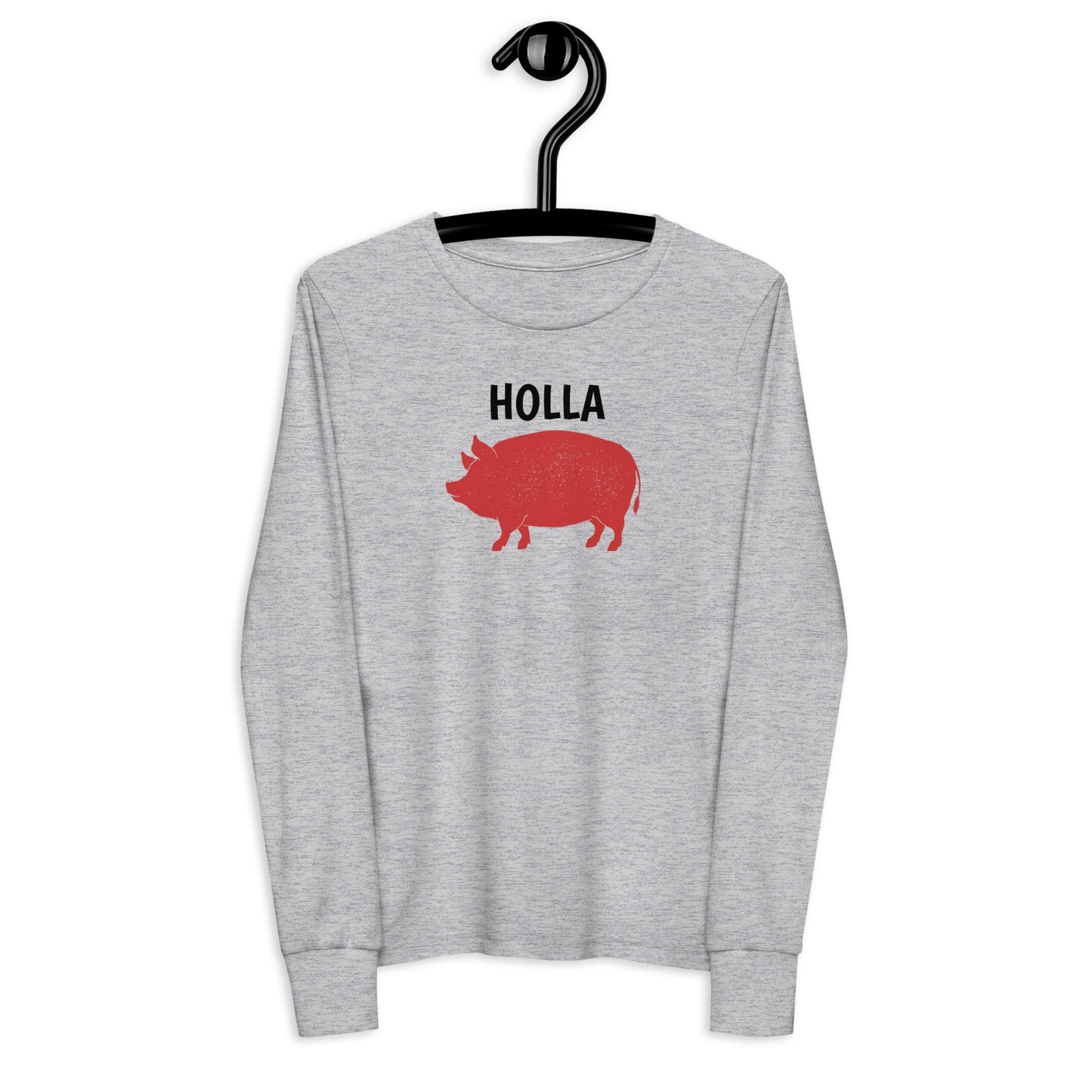 HOLLA Kids! Gray, Youth long sleeve tee