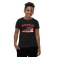 Arkansas Basketball Black Youth Short Sleeve T-Shirt, Bella + Canvas