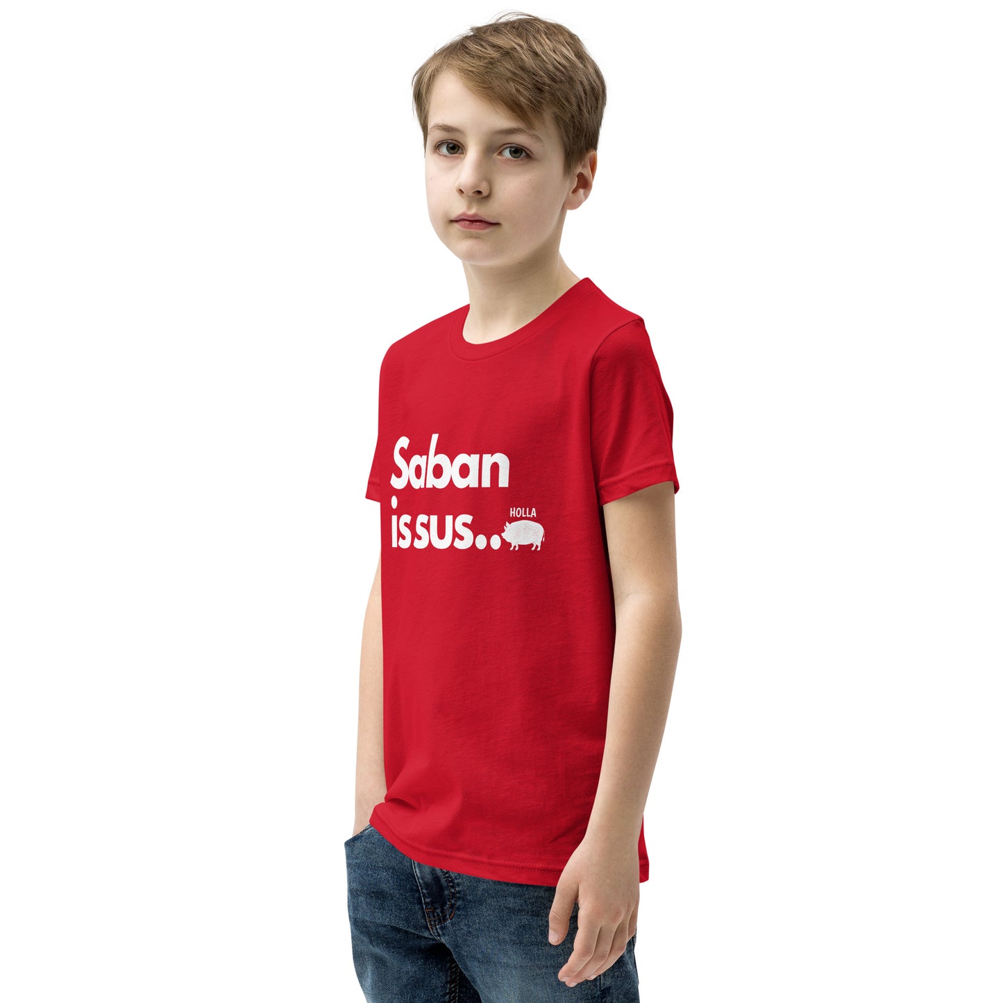 Saban is sus..., Red, Youth Tee