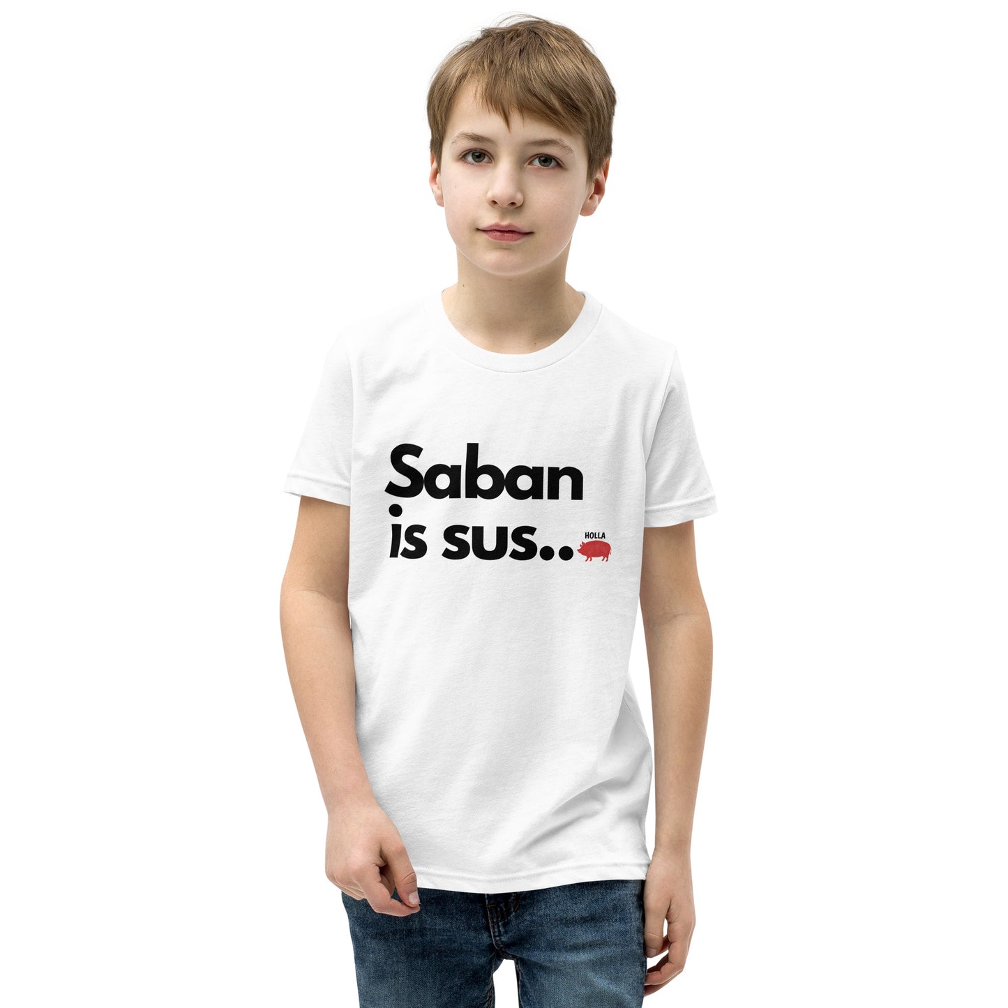 Saban is sus... , White, Youth Tee